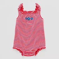 Okie Dokie Baby Girls Sleeveless Romper