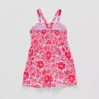 Okie Dokie Toddler & Little Girls Sleeveless Romper