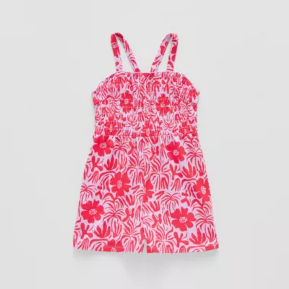 Okie Dokie Toddler & Little Girls Sleeveless Romper