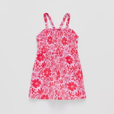 Okie Dokie Toddler & Little Girls Sleeveless Romper