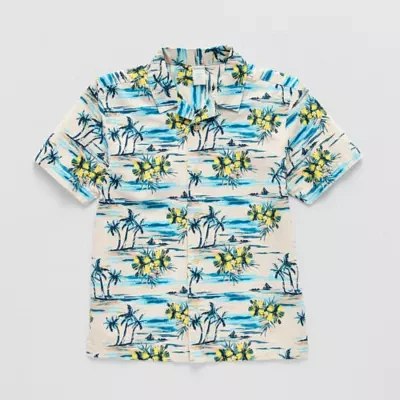 Thereabouts Little & Big Boys Short Sleeve Camp Shirt