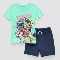 Toddler Boys 2-pc. Avengers Short Set