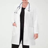 Meta Labwear 15113 37" Womens Plus Long Sleeve Lab Coat