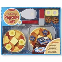 Melissa & Doug Wooden Flip & Serve Pancake Set Play Kitchens