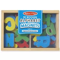 Melissa & Doug Magnetic Wooden Alphabet Set