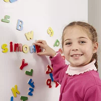 Melissa & Doug Magnetic Wooden Alphabet Set