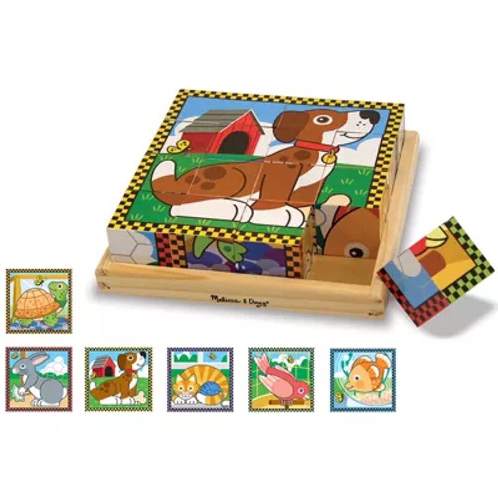 Melissa & Doug Pets Cube Puzzle