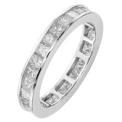 3.5MM 2 CT. T.W. Natural White Diamond 14K Gold Eternity Wedding Band