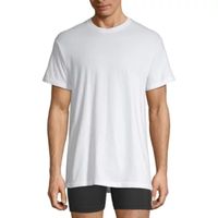 Stafford Super Soft Mens 4 Pack Short Sleeve Crew Neck T-Shirt Tall