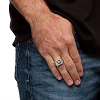 Mens 2 CT. T.W. White Cubic Zirconia 14K Gold Over Brass Round Fashion Ring