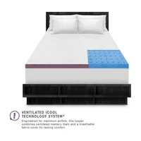 SensorPEDIC® Advanced Cool 2" Memory Foam Topper