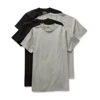 Stafford Dry + Cool Breathable Mesh Mens 4 Pack Short Sleeve Crew Neck Moisture Wicking T-Shirt Big