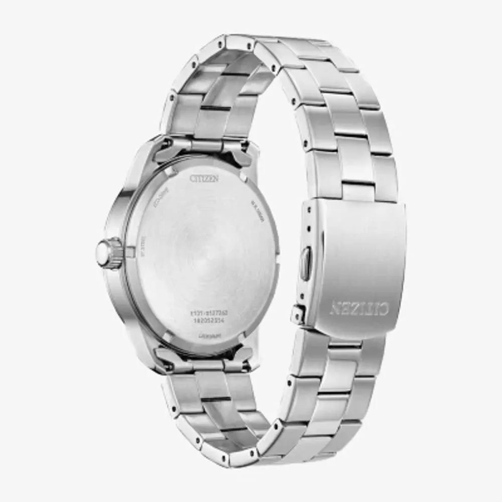 Citizen Dress/Classic Mens Silver Tone Stainless Steel Bracelet Watch Bm8551-54e