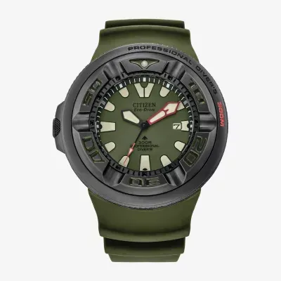 Citizen Promaster Mens Green Strap Watch Bj8057-09x