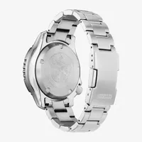 Citizen Automatics Mens Automatic Silver Tone Stainless Steel Bracelet Watch Ny0150-51a