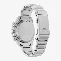 Citizen Promaster Mens Chronograph Silver Tone Stainless Steel Bracelet Watch Ca0820-50x