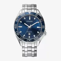 Citizen Sport Luxury Mens Silver Tone Stainless Steel Bracelet Watch Aw1770-53l