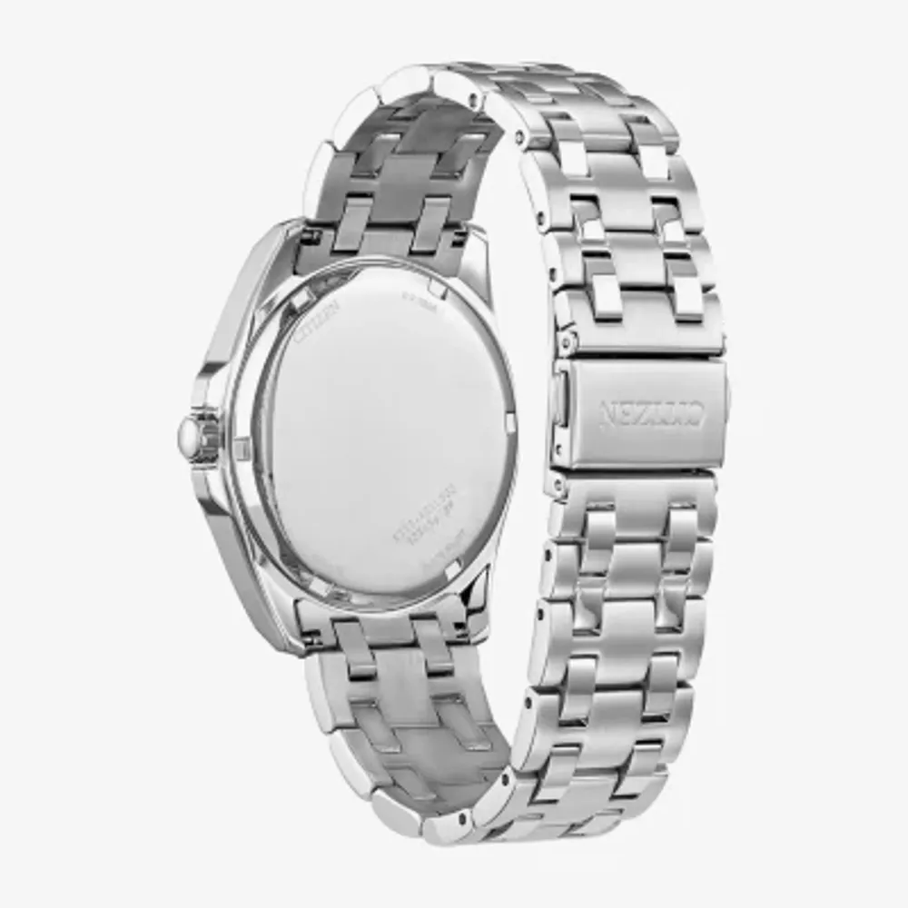 Citizen Dress/Classic Mens Silver Tone Stainless Steel Bracelet Watch Bm7530-50x