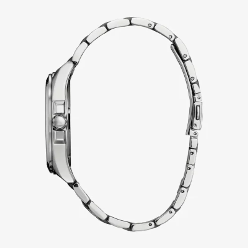 Citizen Dress/Classic Mens Silver Tone Stainless Steel Bracelet Watch Bm7530-50x