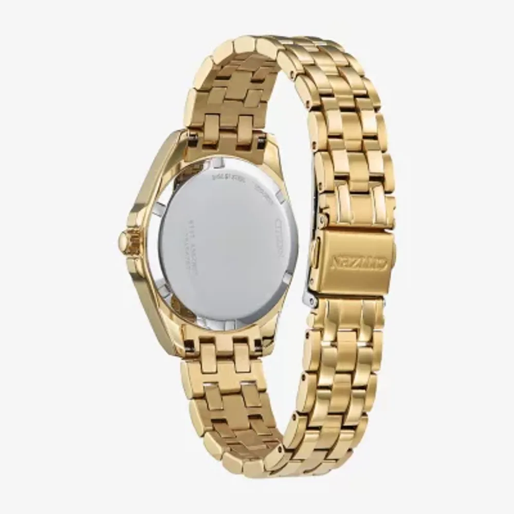 Citizen Dress/Classic Womens Gold Tone Stainless Steel Bracelet Watch Eo1222-50p
