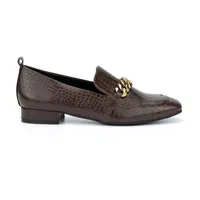Torgeis Womens Vain Square Toe Loafers