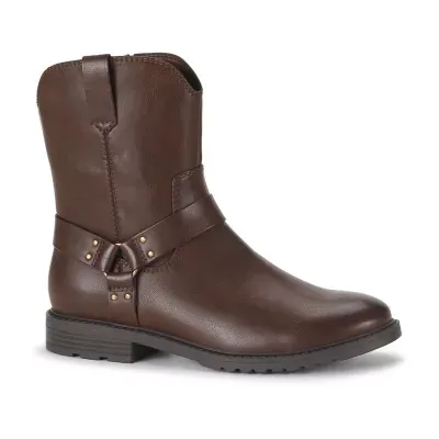 Frye and Co. Mens Stacked Heel Motorcycle Boots Otis