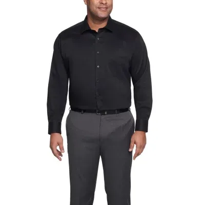 Van Heusen Big and Tall Ultra Flex Mens Regular Fit Wrinkle Free Long Sleeve Dress Shirt