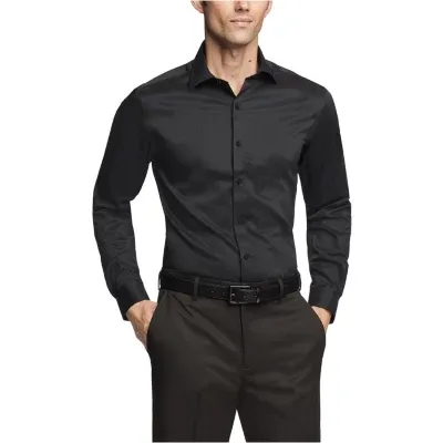 Van Heusen Slim Ultra Flex Mens Spread Collar Long Sleeve Wrinkle Free Dress Shirt