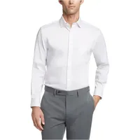 Van Heusen Slim Ultra Flex Mens Spread Collar Long Sleeve Wrinkle Free Dress Shirt
