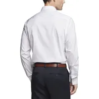 Van Heusen Ultra Flex Mens Spread Collar Long Sleeve Wrinkle Free Dress Shirt