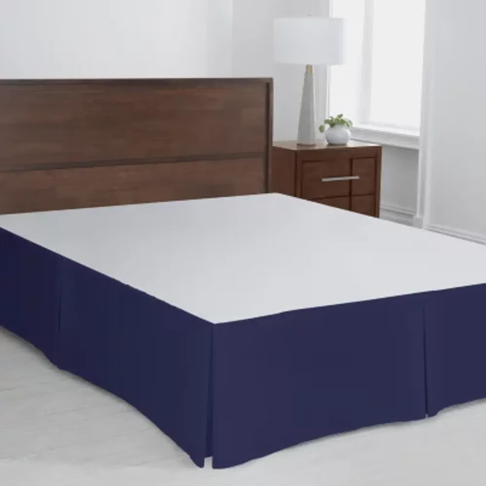 Simply Put Solid Pleated 16" Down Bed Skirt
