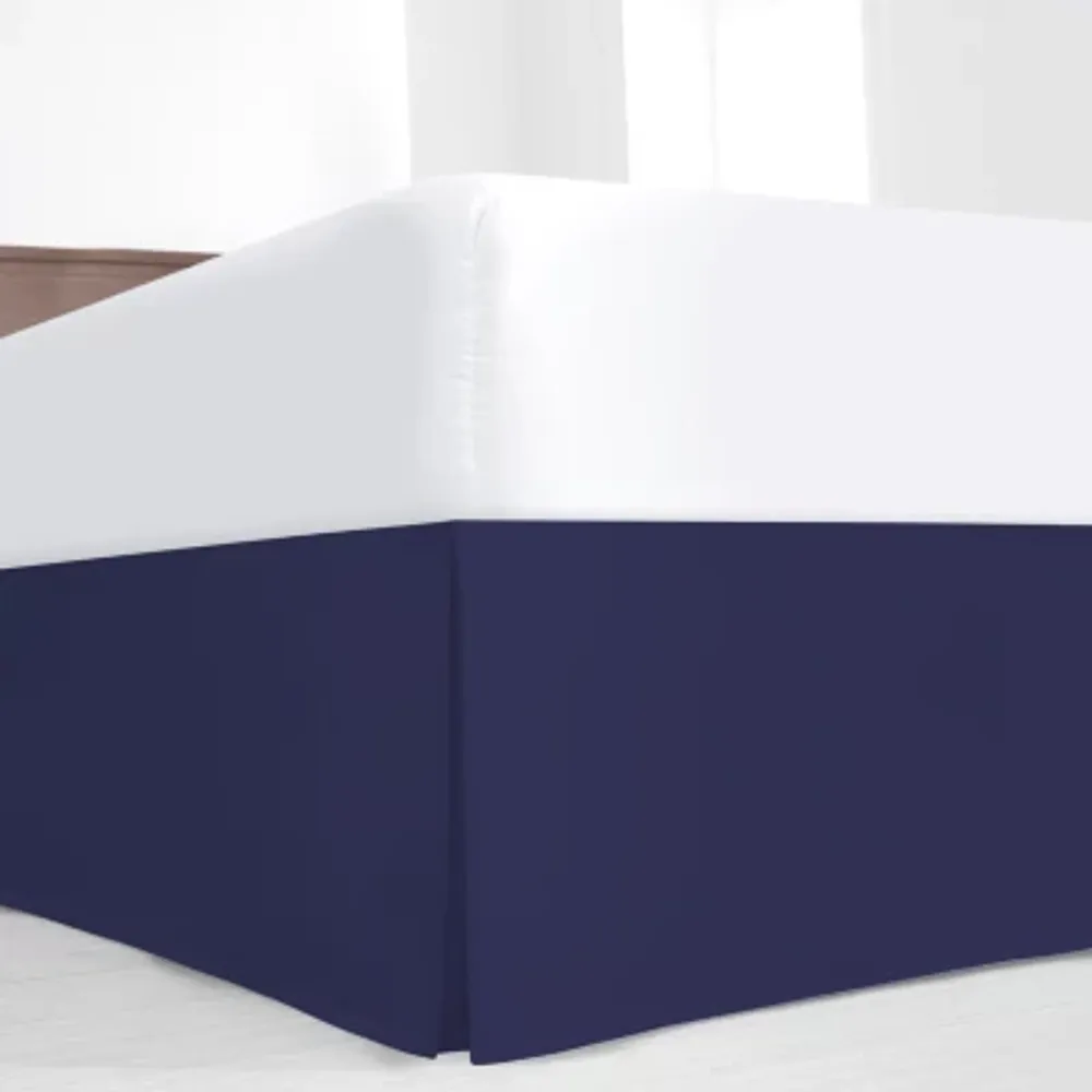 Simply Put Solid Pleated 16" Down Bed Skirt