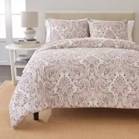 Heirlooms Of India Kalampur 3-pc. Floral Midweight Reversible Comforter Set