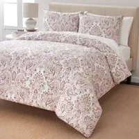 Heirlooms Of India Kalampur 3-pc. Floral Midweight Reversible Comforter Set