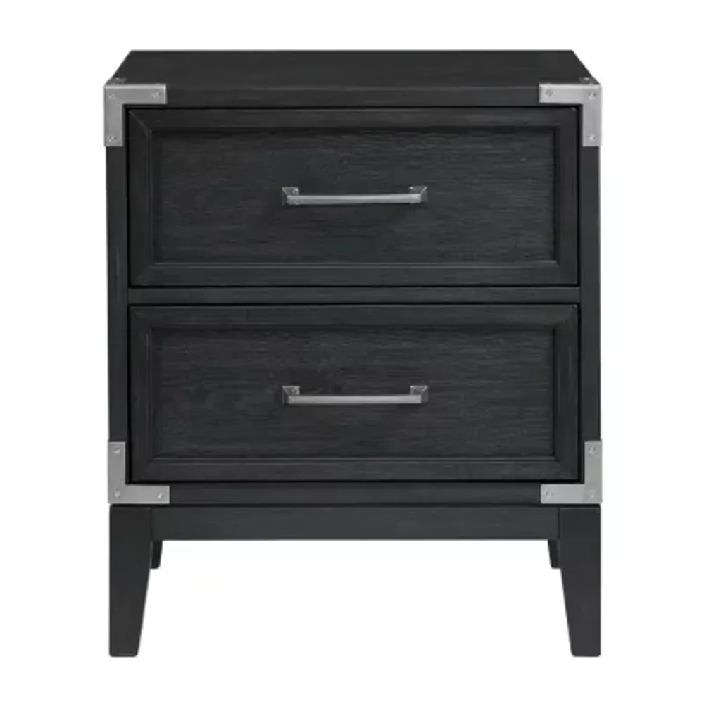 The Addyson Bedroom Collection 2-Drawer Nightstand