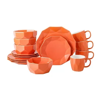 Stone + Lain Jamie 16-pc. Porcelain Dinnerware Set