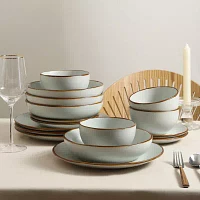 Stone + Lain Brasa 16-pc. Stoneware Dinnerware Set