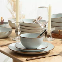 Stone + Lain Brasa 16-pc. Stoneware Dinnerware Set