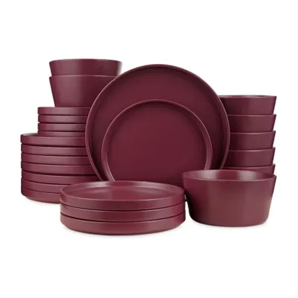 Stone + Lain Chelsea 24-pc. Stoneware Dinnerware Set