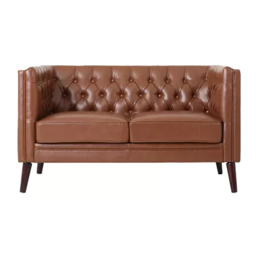 Holasek Track-Arm Upholstered Loveseat