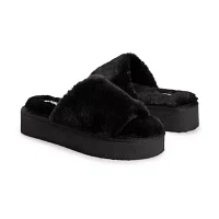 Muk Luks Platform Womens Slip-On Slippers