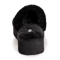 Muk Luks Platform Womens Slip-On Slippers