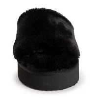 Muk Luks Platform Womens Slip-On Slippers