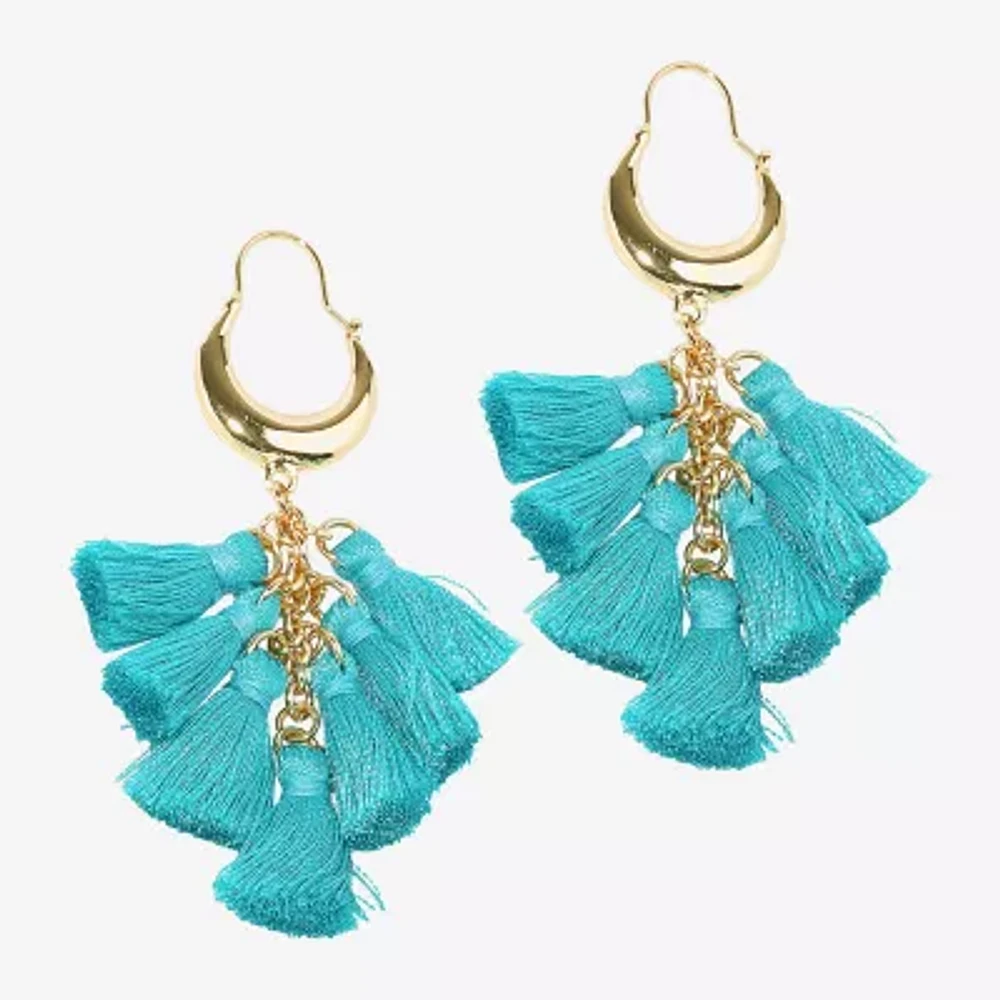 Bijoux Bar Gold Tone Drop Earrings