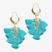 Bijoux Bar Gold Tone Drop Earrings
