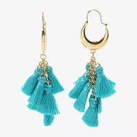 Bijoux Bar Gold Tone Drop Earrings