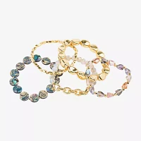 Bijoux Bar Gold Tone 5-pc. 7.5 Inch Bracelet Set
