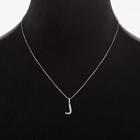 Sparkle Allure Initial 2-pc. Cubic Zirconia Pure Silver Over Brass Jewelry Set