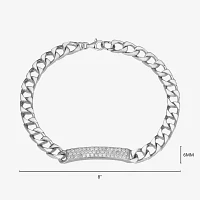 Sterling Silver 8 Inch Solid Link Round Link Bracelet