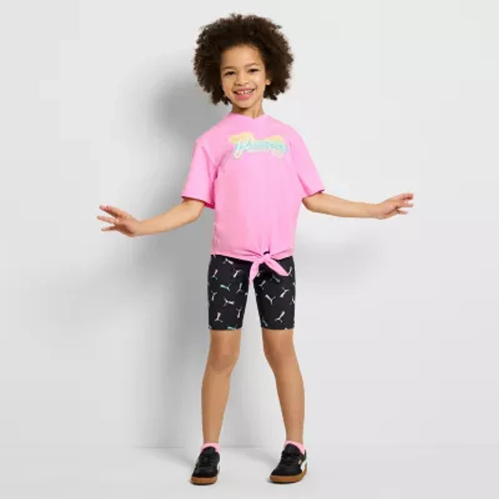 PUMA Little Girls 2-pc. Short Set